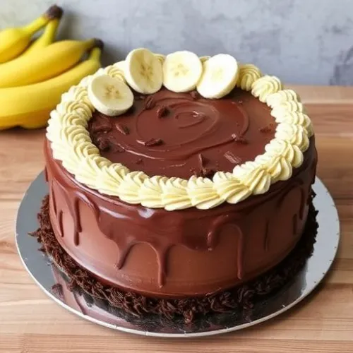 CHOCO BANANA CAKE (1 KG)